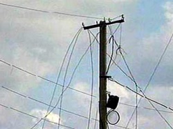 В Крыму без электричества 56 населённых пунктов