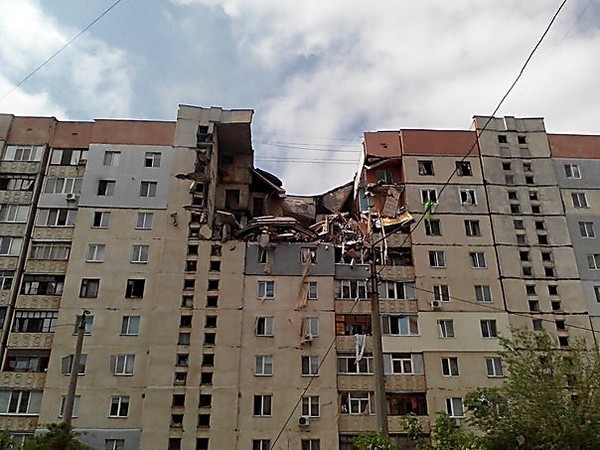 В Николаеве взорвался многоэтажный дом