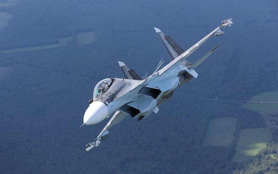 Истребители Су-30СМ впервые метали бомбы в Крыму (ВИДЕО)