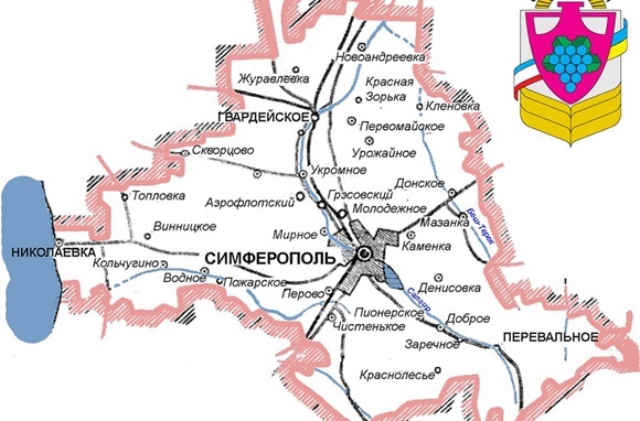 Столицу Крыма намерены разделить на пять районов